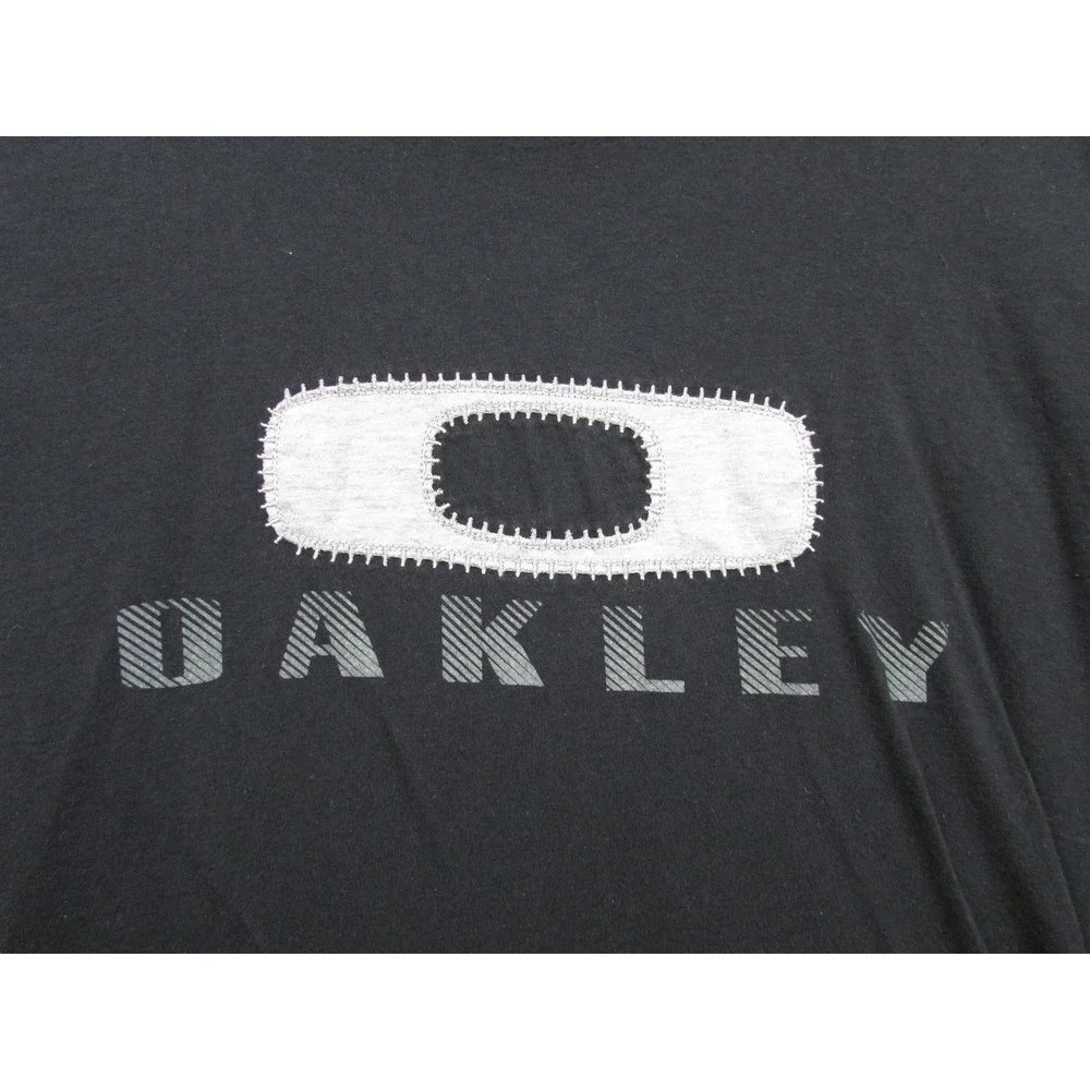 Oakley Shirt Mens XL Black Regular Fit O Icon‎ Logo Graphic Short Sleeve T-Shirt